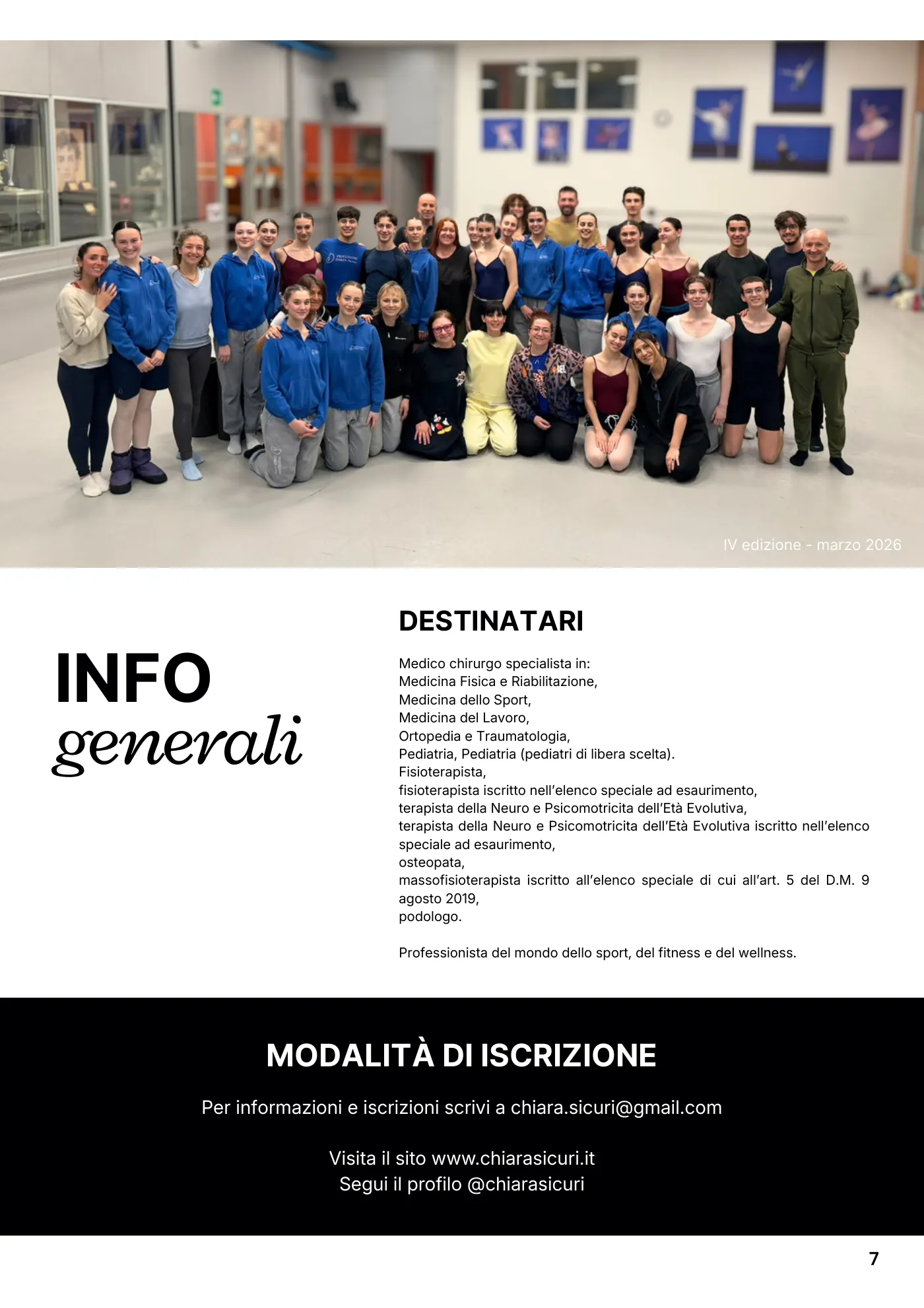Programma FisioDanceClass V edizione, pagina 7 di 10