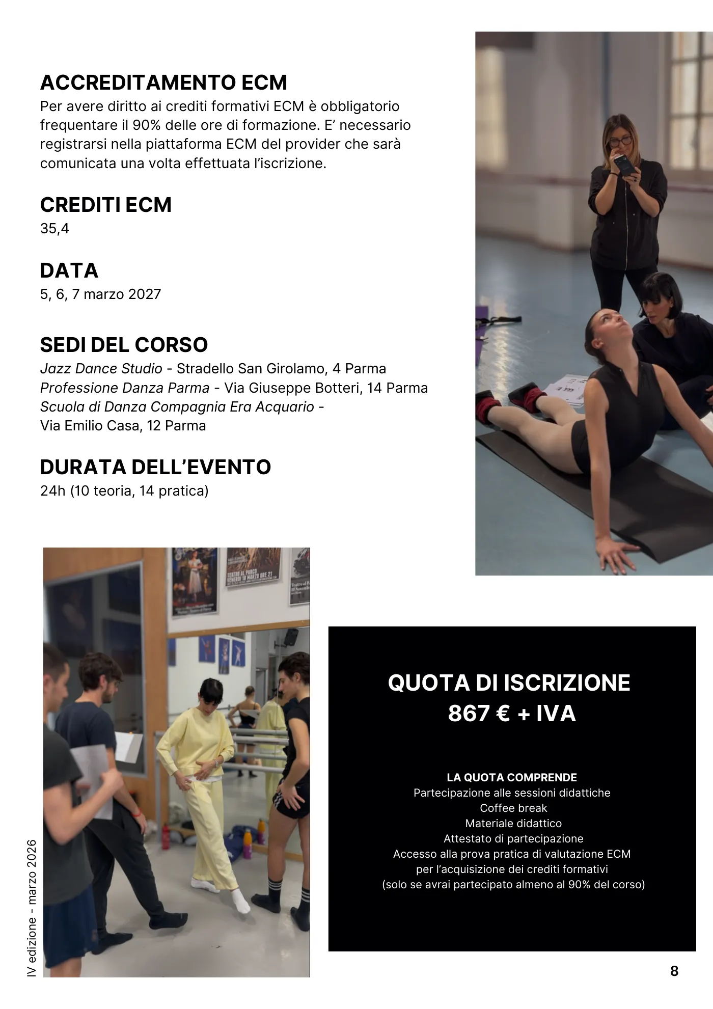 Programma FisioDanceClass V edizione, pagina 8 di 10