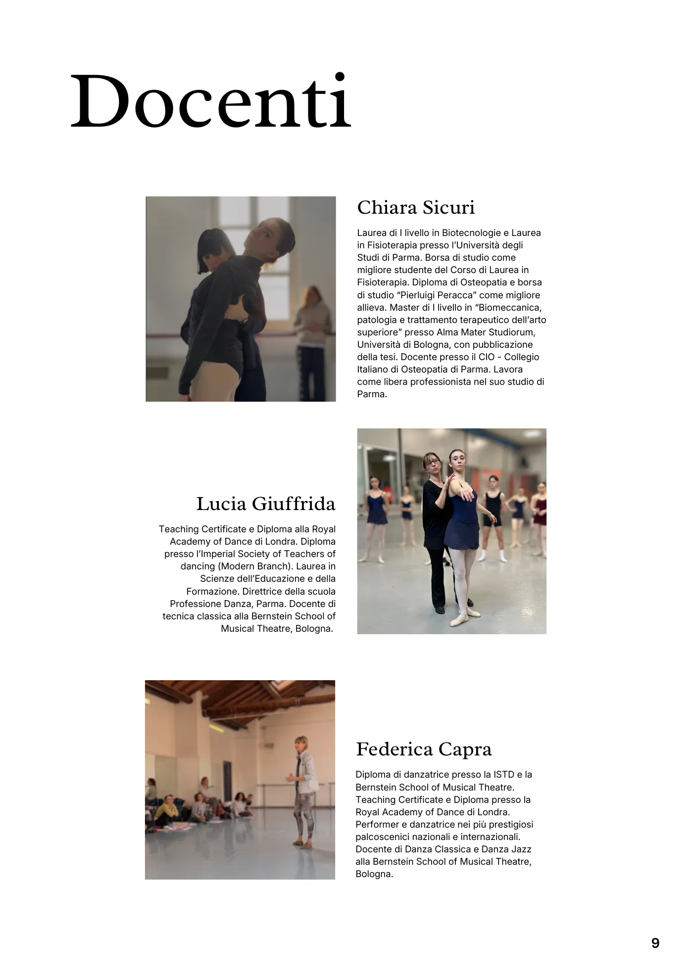 Programma FisioDanceClass V edizione, pagina 9 di 10